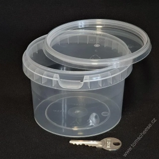 Kelímek transparentní s víčkem - 550 ml